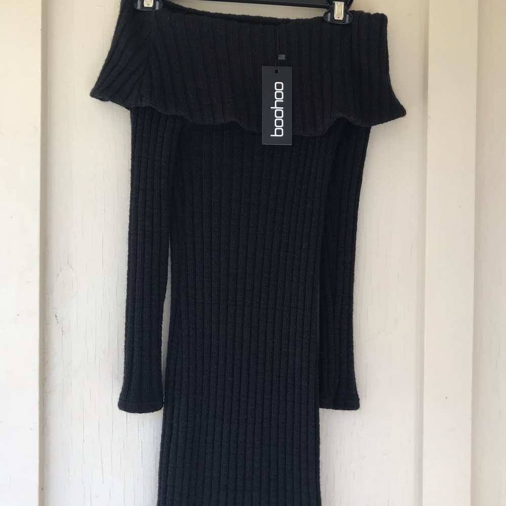 Boohoo bodycon sweater dress